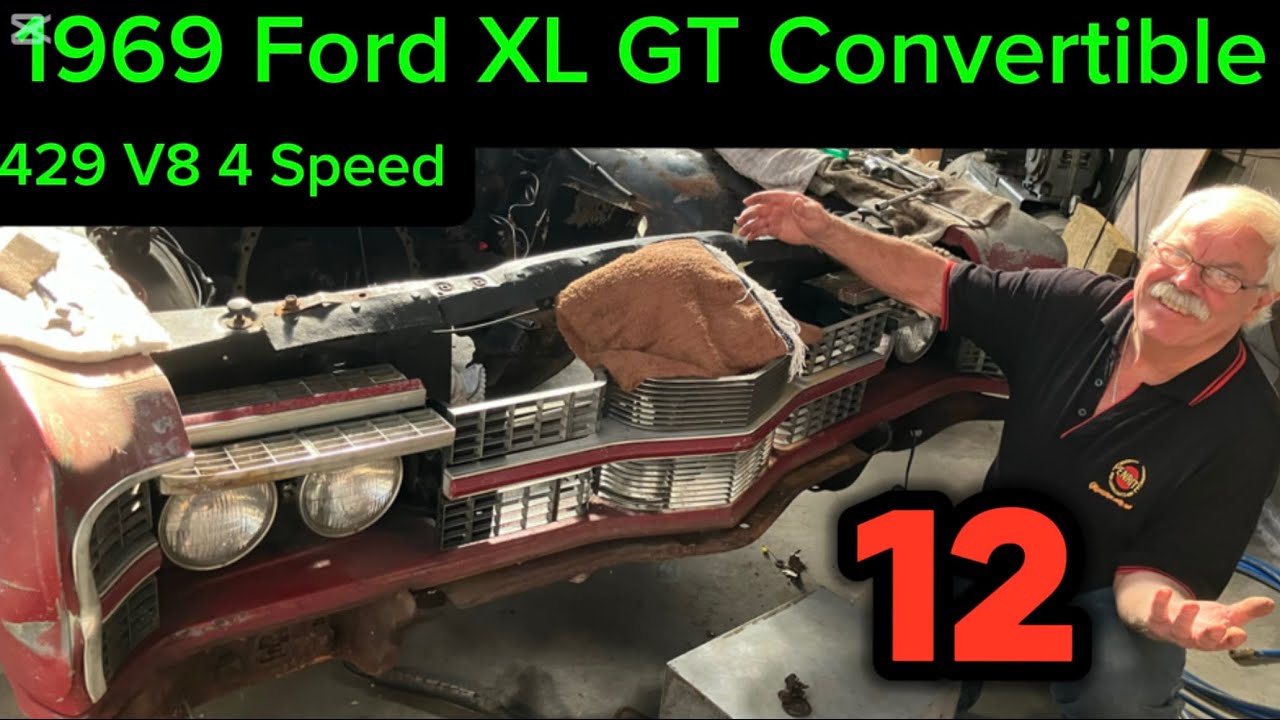 Кабриолет Ford XL GT 1969 года, двигатель 429, 4-ступенчатая коробка передач, деталь 12. Плюс пус...