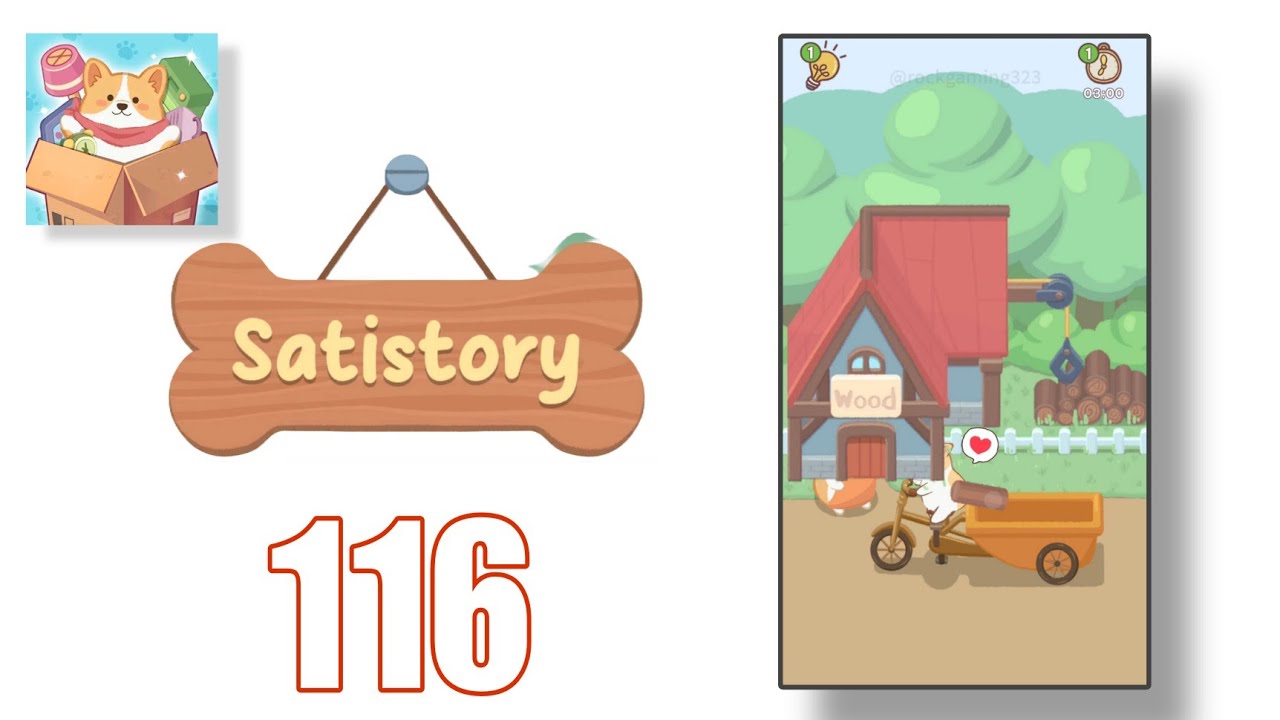 satistory tidy up level 116