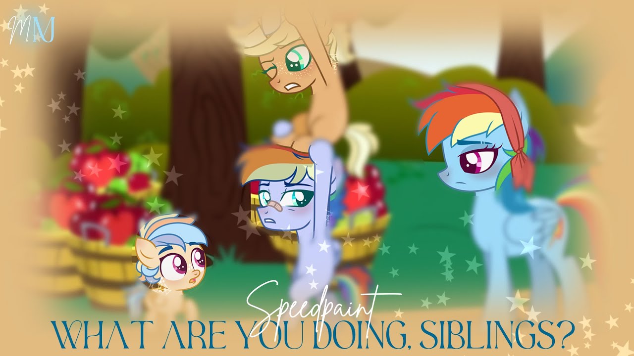[MLP Next Gen] Speedpaint | What are you doing, siblings? | AureaVerse S0 | Miss Malachite💙