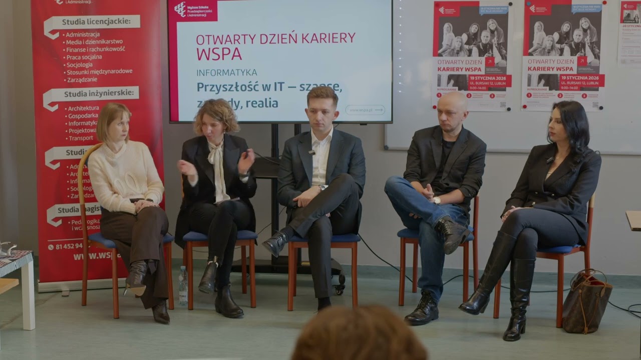 Przyszłość w IT – rynek pracy, kompetencje i studia informatyczne | Panel WSPA
