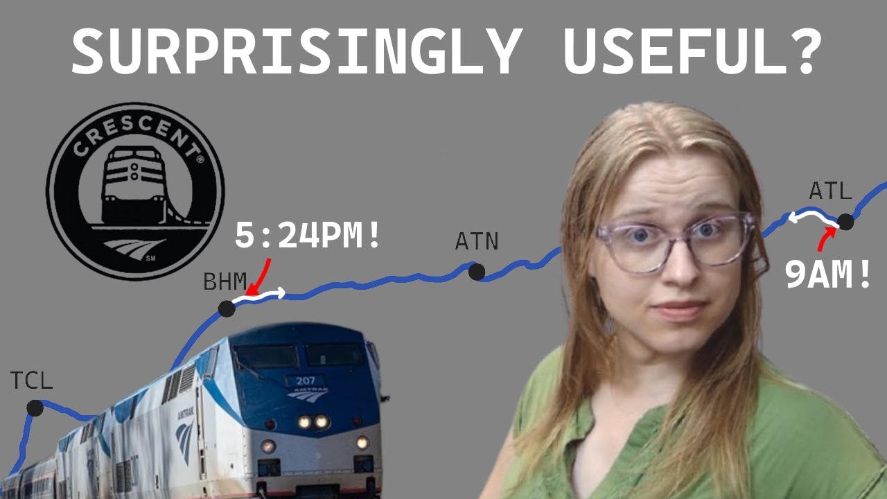 Riding Alabama's weirdly convenient long-distance train (Amtrak Crescent) | Trip Report 009