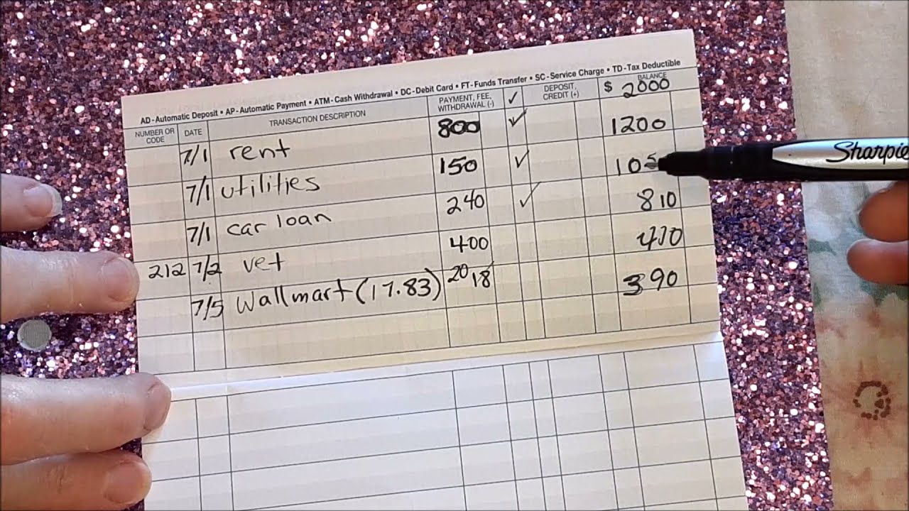 HOW & WHY TO BALANCE YOUR CHECKBOOK ~ BEST TIP FOR SAVING MONEY WITHOUT EVEN TRYING! #frugalhack