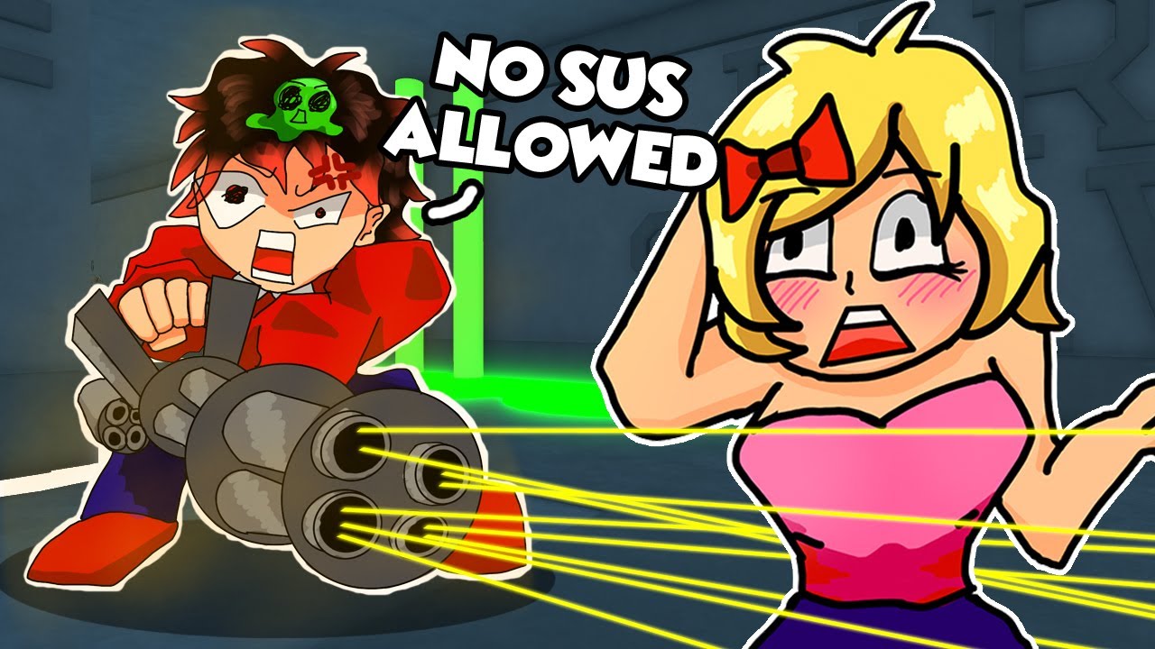 Eliminating SUS Players With 400 Robux Minigun!!! | Roblox
