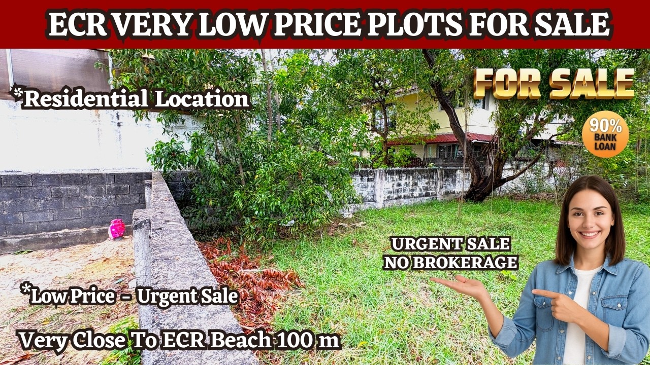 Plots for sale in ecr | land for sale in ecr | house for sale in ecr | #ecrplots #beachhouse #ecr