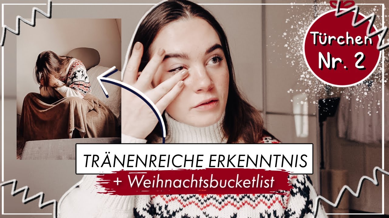 Emotionale ÜBUNG *tränenreich* + Weihnachtsbucketlist 2021🎄 | VLOGMAS Nr.2