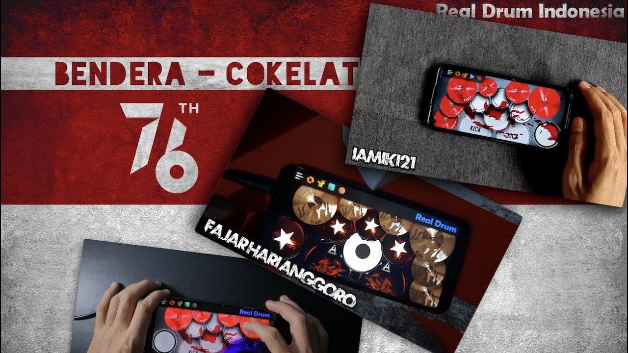 COKELAT : BENDERA Real Drum Cover ft. @iamiki21  & @Anggoro MTwelve
