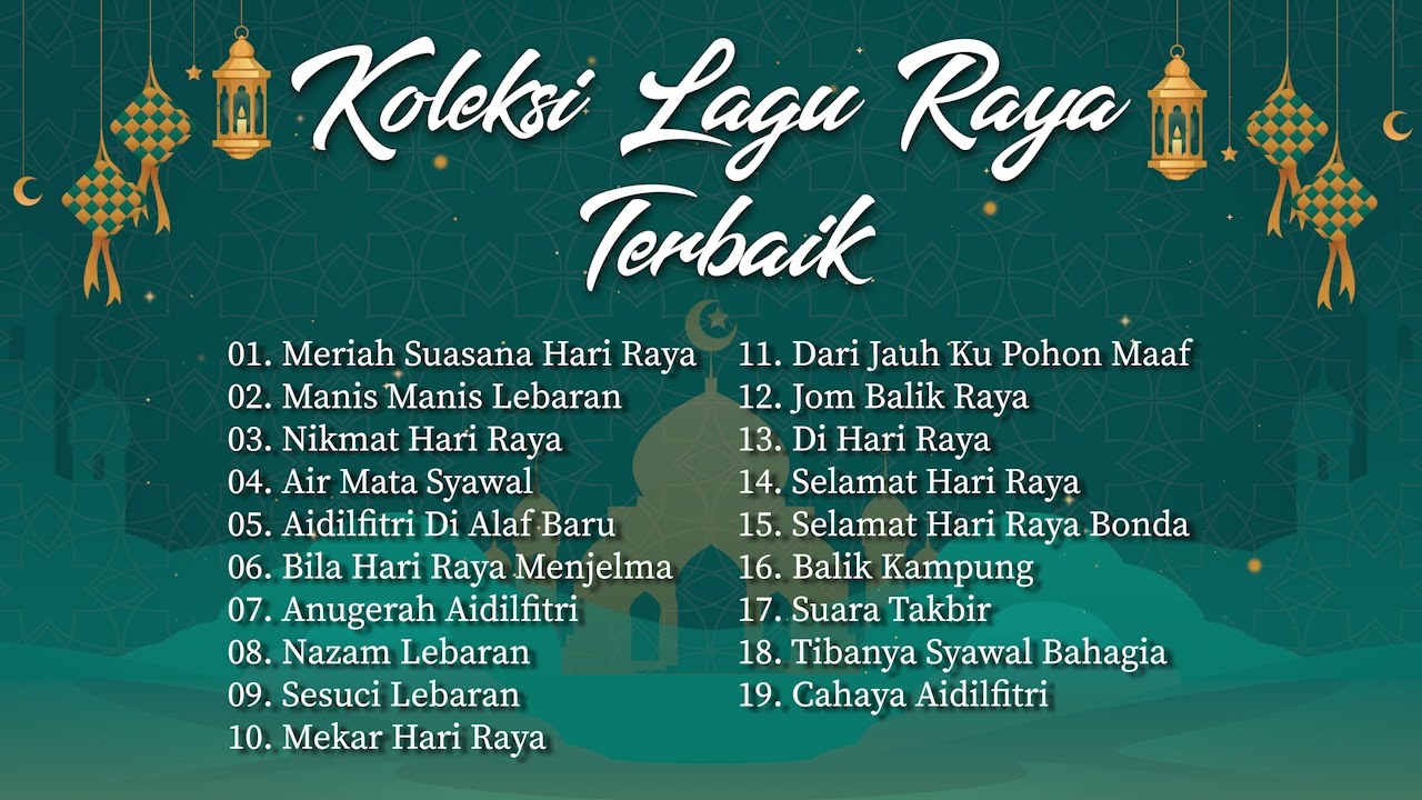 Koleksi Lagu Hari Raya Aidilfitri 2025 | Lagu Raya Terbaik Sepanjang Zaman