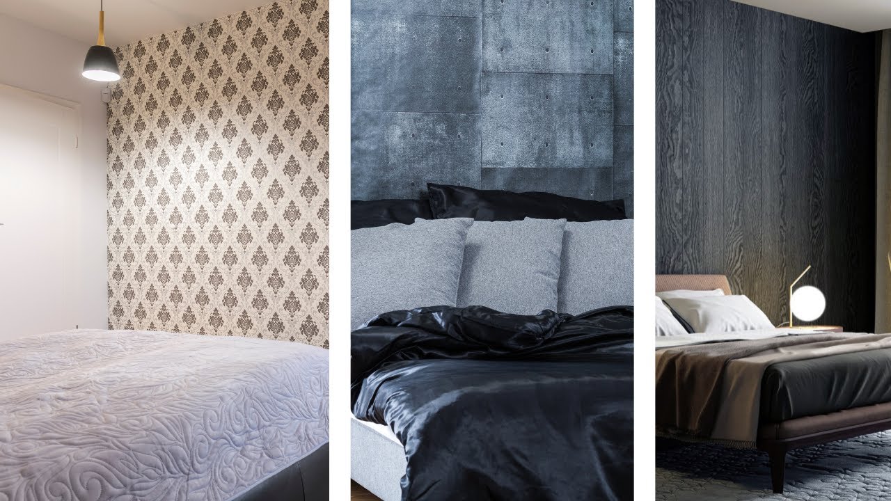 Master Bedroom Wallpaper Accent Wall - Easy DIY Ideas