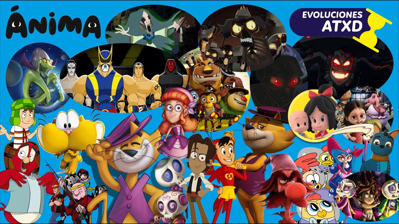 Evolución de Ánima Estudios (Series y Películas) (2003 - 2022) | ATXD ⏳