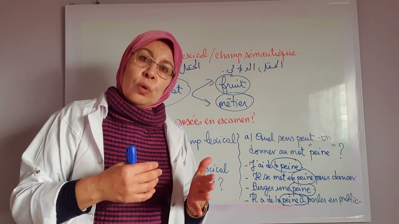 la différence entre un champ lexical et un champ sémantique