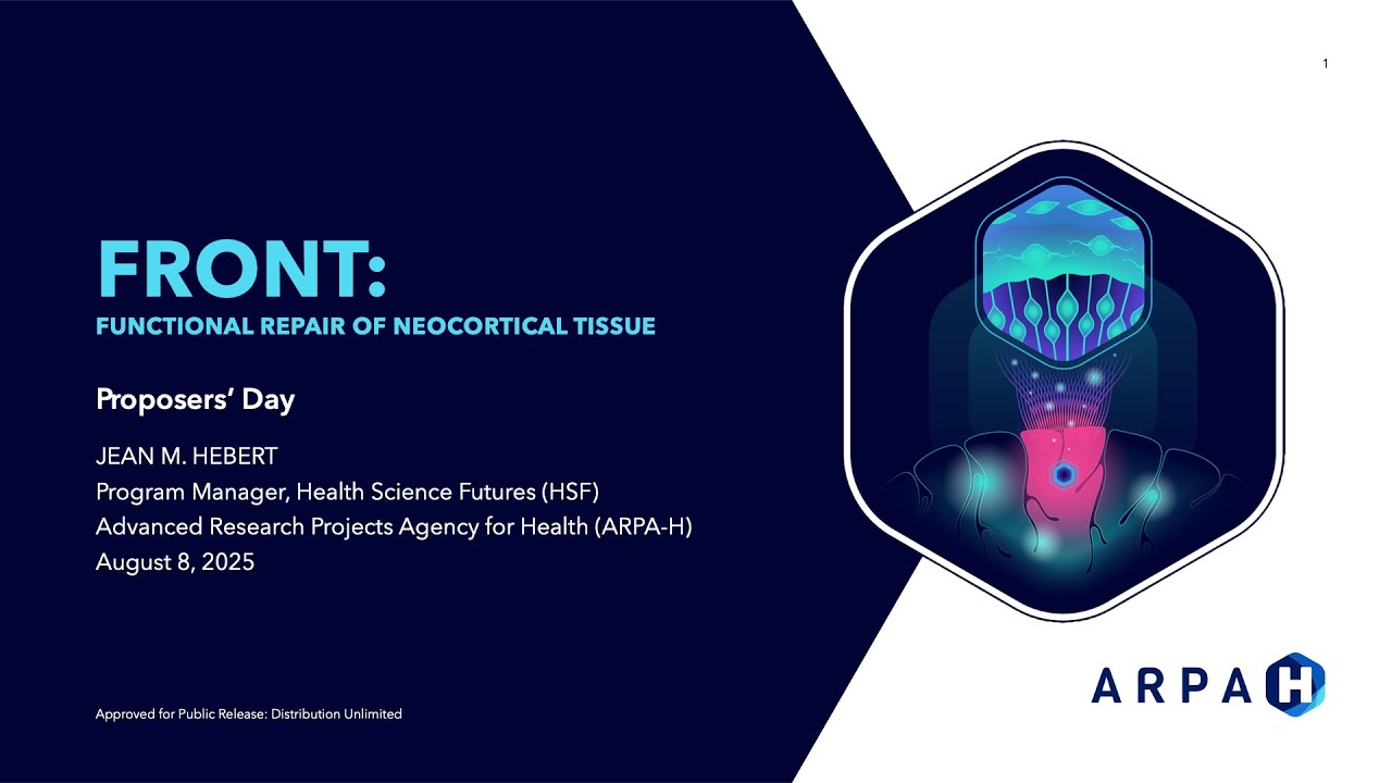 FRONT Proposers' Day Presentation (August 8, 2025)