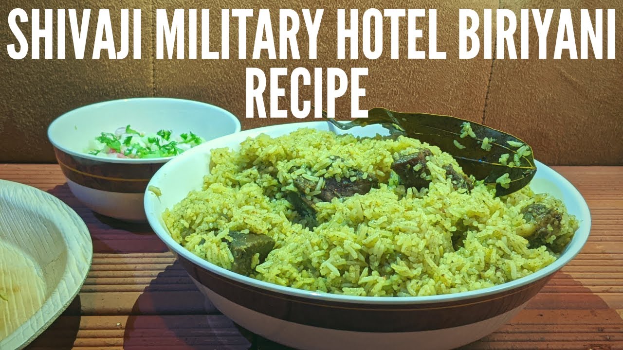 100% SHIVAJI MILITARY HOTEL STYLE MUTTON BIRIYANI | DONNE BIRIYANI | #GowdasKitchen #muttonpulav