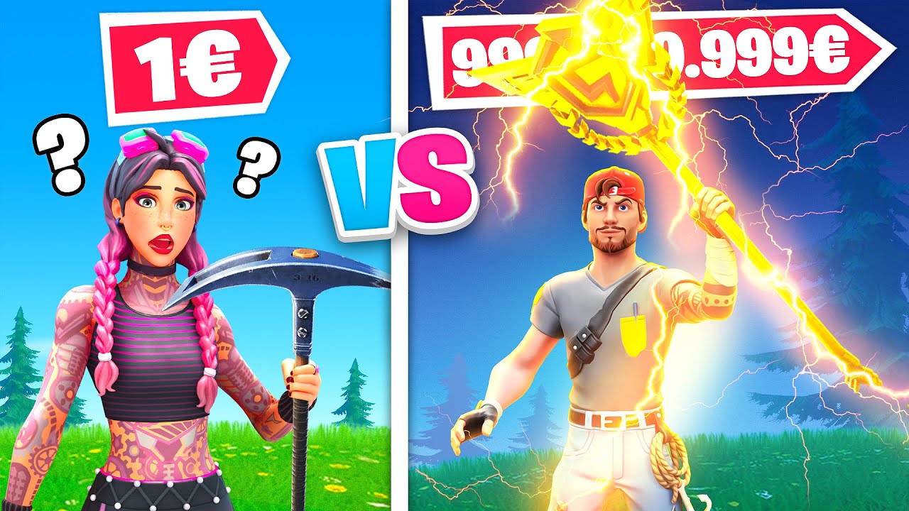 FILLE vs GARCON Pioche CHALLENGE sur FORTNITE