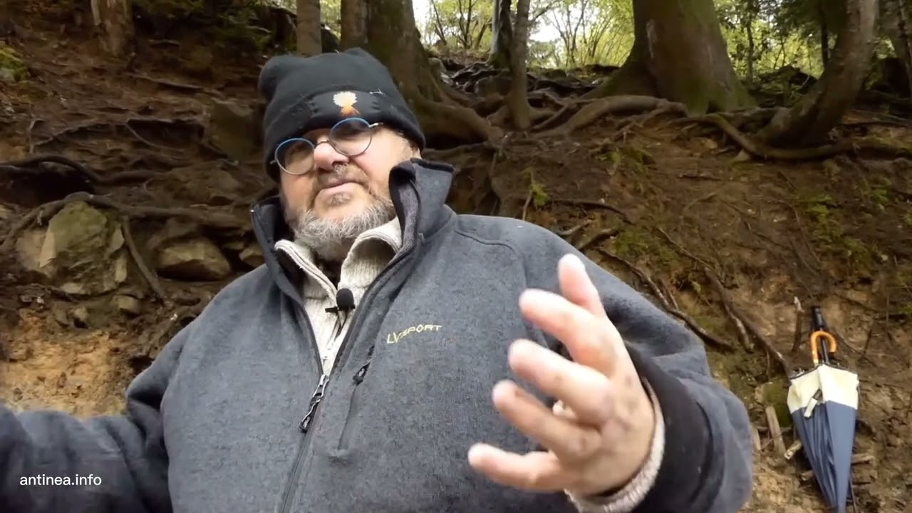 Pierre Lavina à la source chaude Croizat