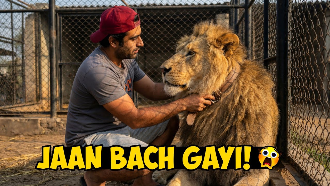 Ek Second Aur… Sher Hamla Kar Deta! 😱🦁