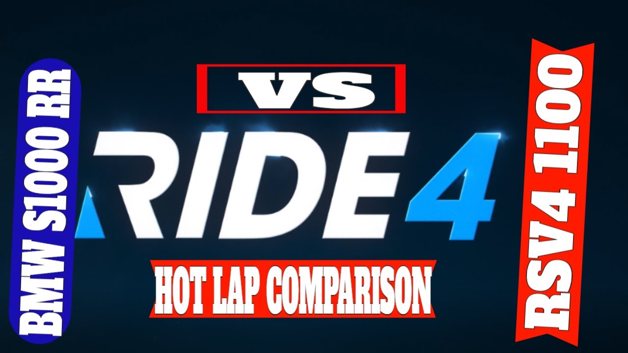 Ride 4 Hotlap Comparison Tsukuba Aprilia RSV4 1100 Factory VS BMW S1000 RR