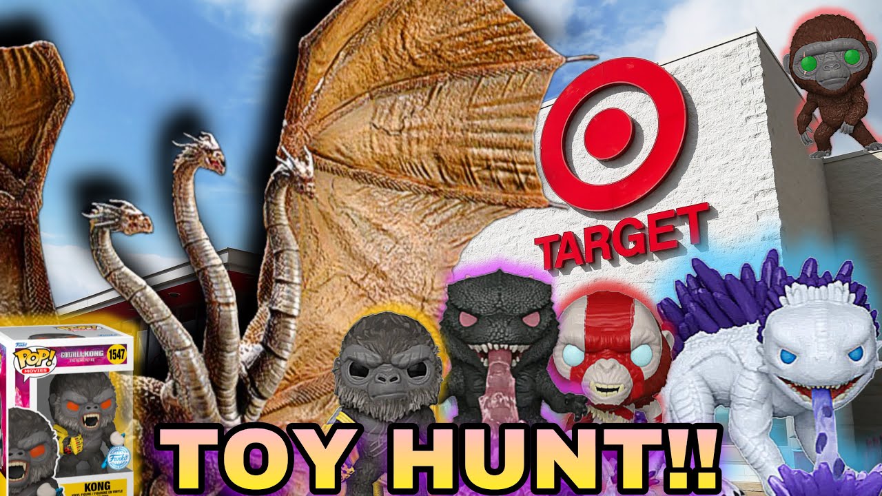 БЕЗУМНАЯ ОХОТА ЗА ИГРУШКАМИ!!! - GODZILLA X KONG Funko Pops + HIYAToys King Ghidorah (2019)!!! и ...