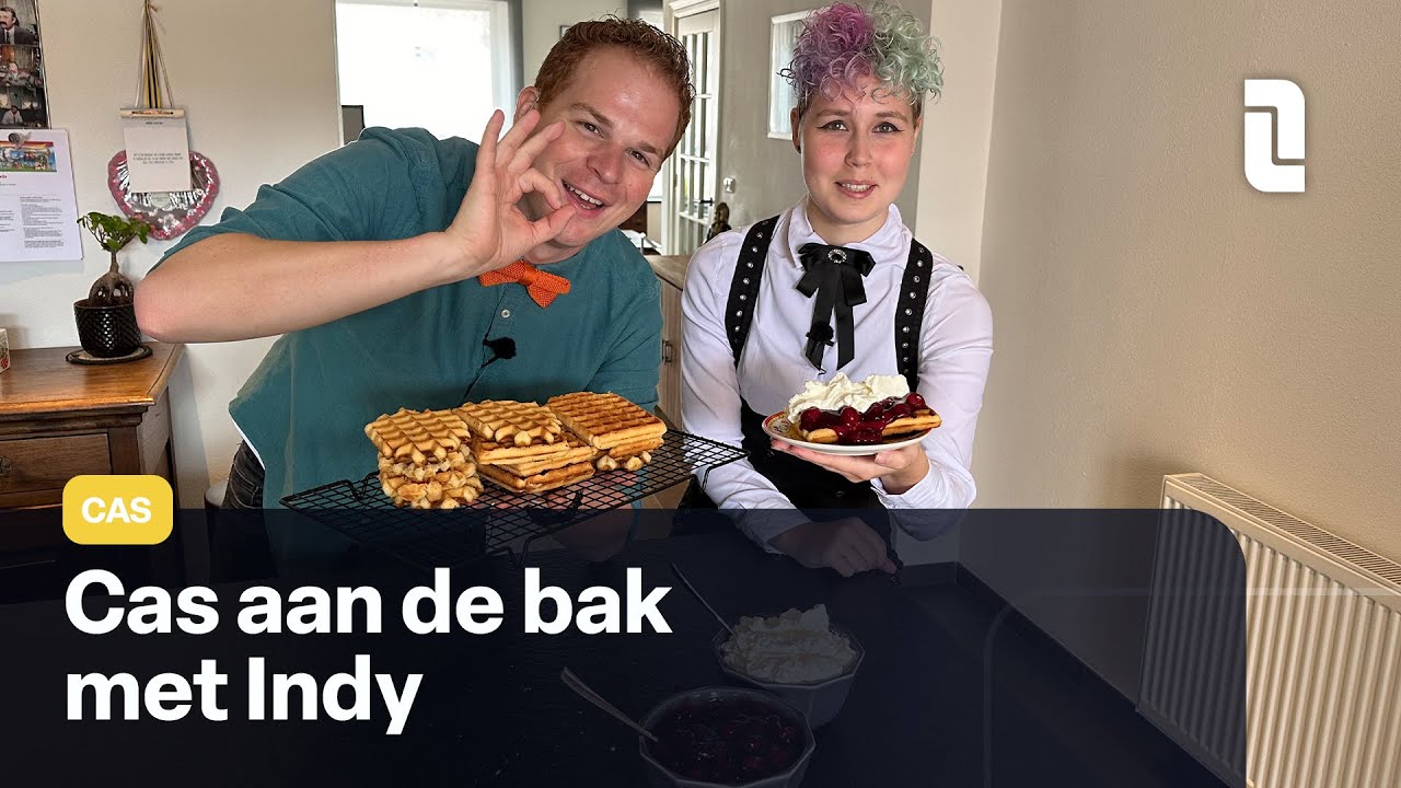 Cas aan de bak met Indy: Limburgse wafels | Cas 👨‍🍳