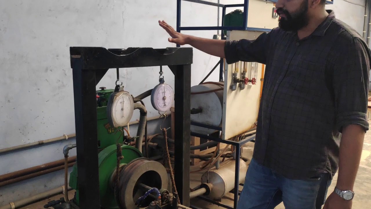 Load test on single cylinder diesel engine