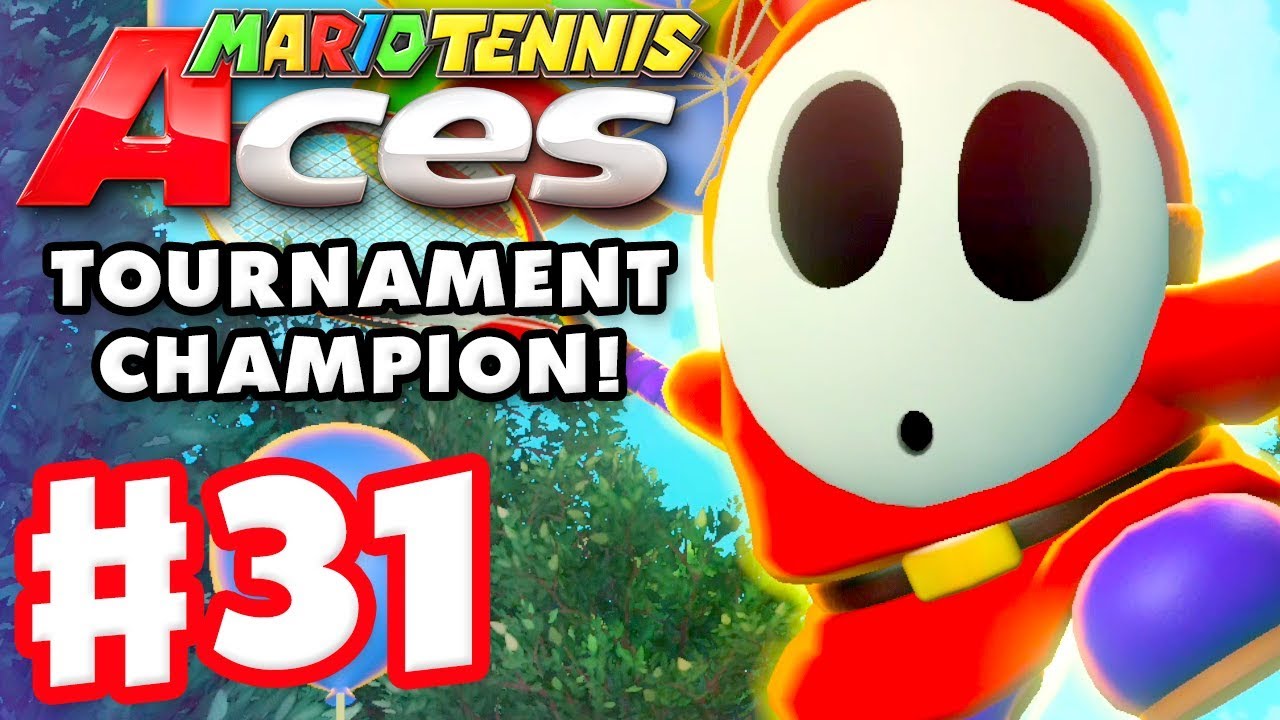 Mario Tennis Aces - Gameplay Walkthrough Part 31 - Doubles Tournament! Shy Guy! (Nintendo Switch)