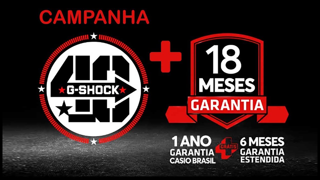 Campanha 40 anos G-Shock na loja oficial G-Shock Store, confira!
