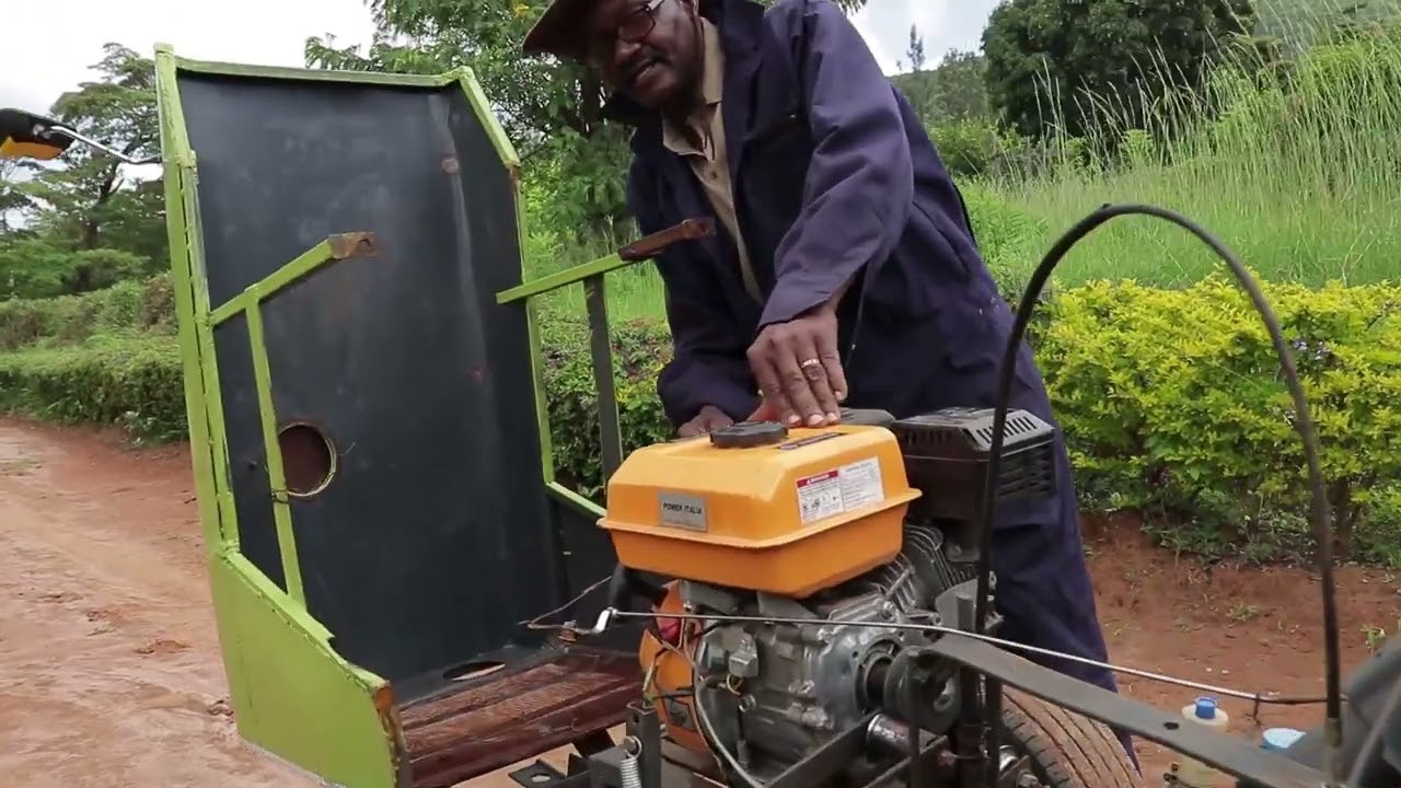 HOMEMADE TRACTOR // How to make a tractor from scrap metals - Peter Mukeke
