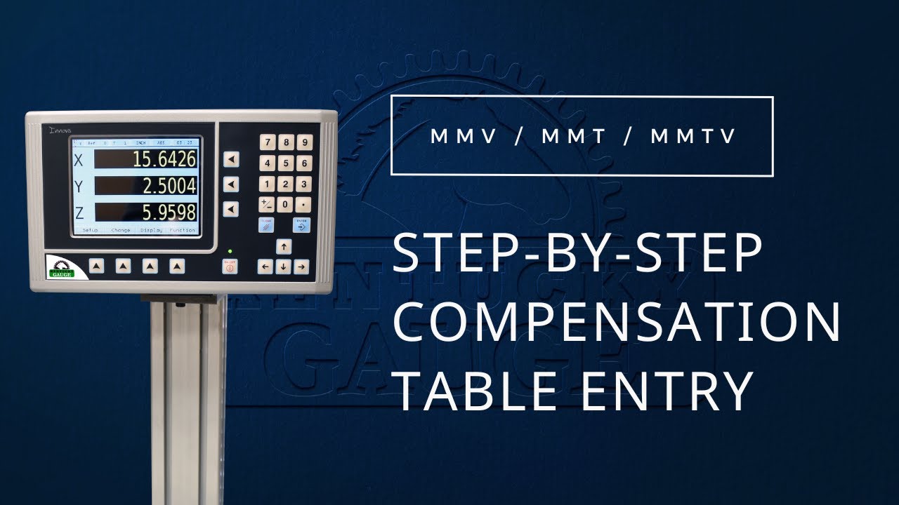 Compensation Table Entry Instructions for MMV/MMT/MMTV