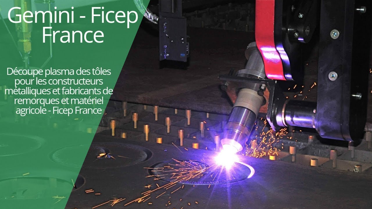Perçage, fraisage et découpe Plasma Ficep France - Gemini 25