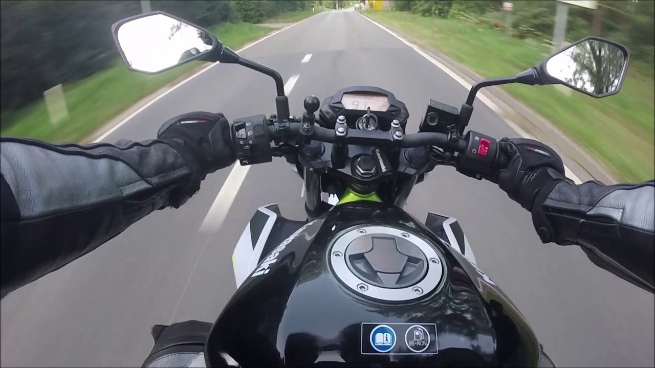 Kawasaki Z 125 test ride