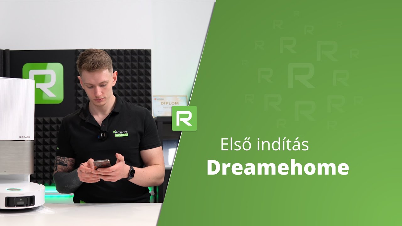 Dreame - A robotporszívó első indítása - DreameHome