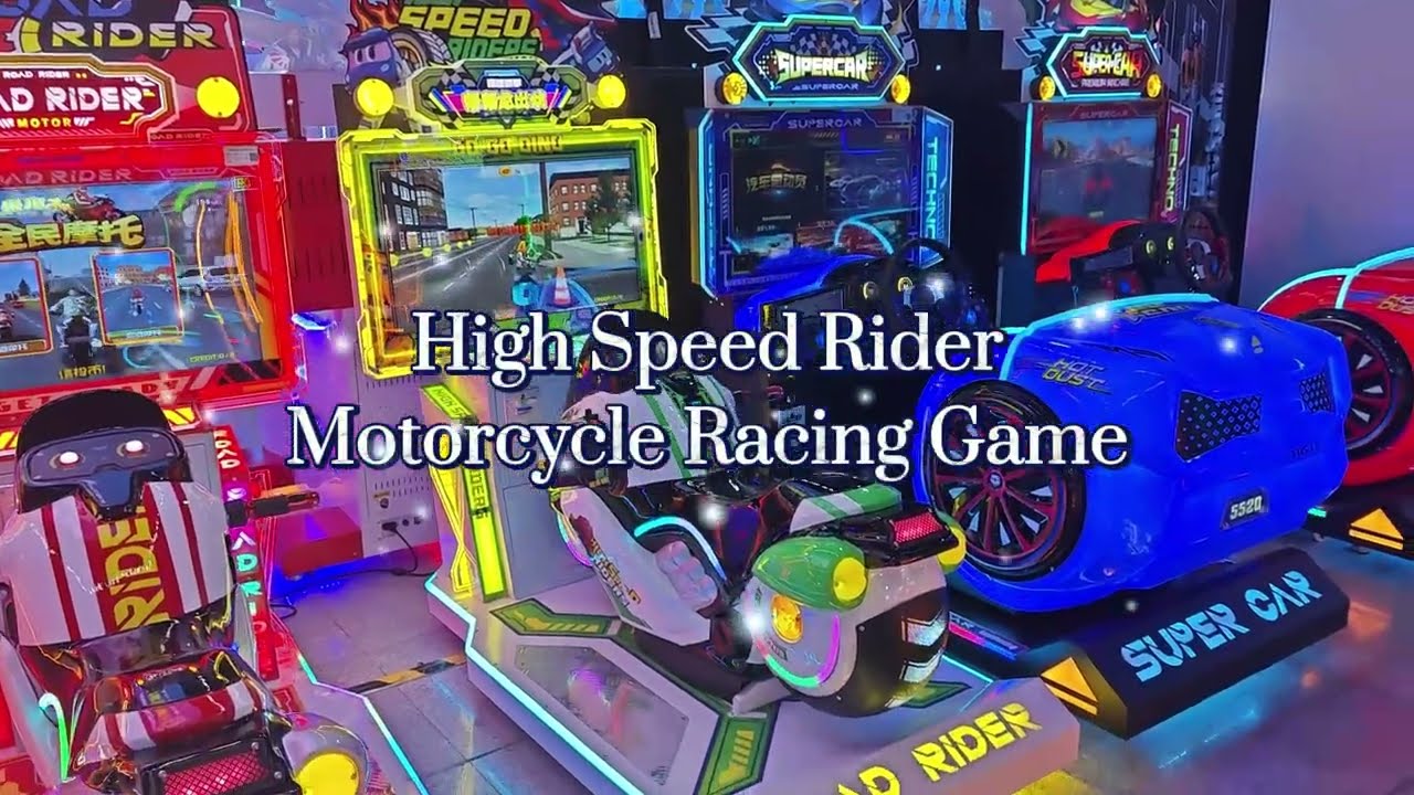 The Best Arcade Investment: New High-Speed Motorcycle Racing Machine 🏎️ 