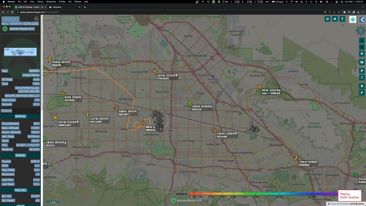 ADS-B Exchange as an interface to LiveATC