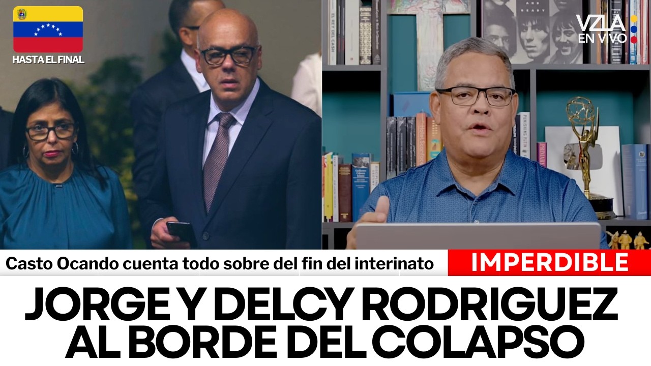 Delcy y Jorge al borde del colapso: Casto Ocando cuenta todo sobre el fin del interinato #Venezuela