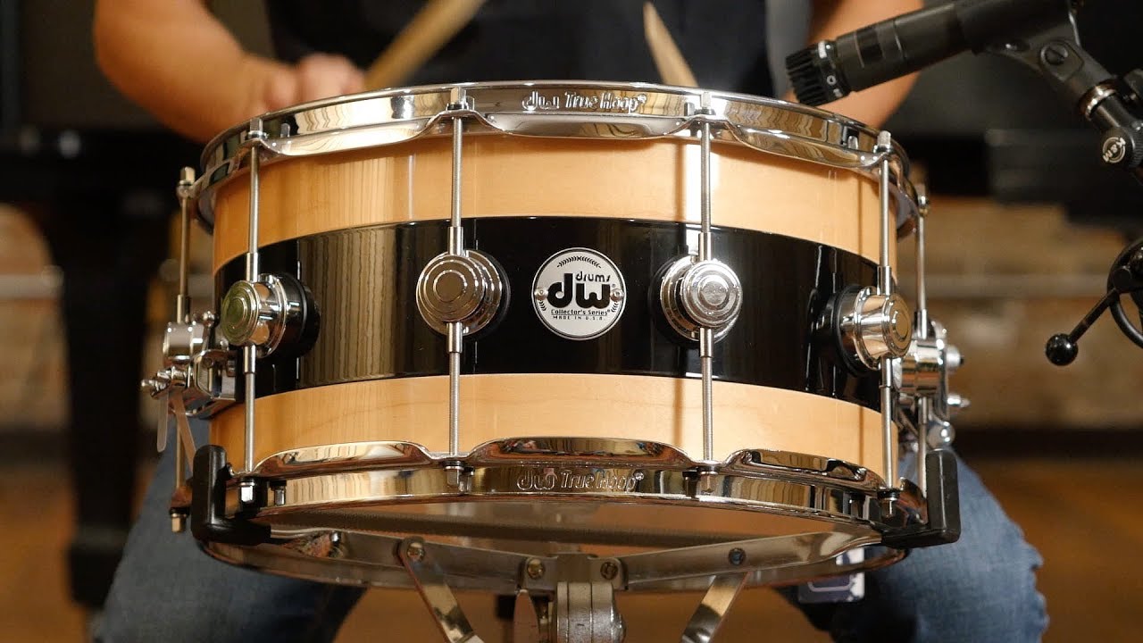 DW 7x14 Collector's Reverse Edge Maple Snare Drum- Quick 'N' Dirty