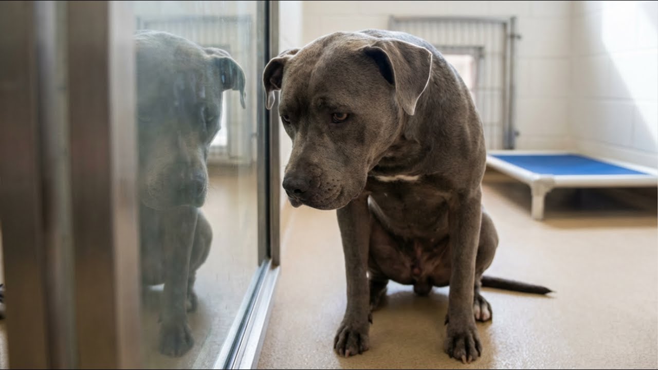 She Went to Adopt a Husky — What This Pit Bull Did Shocked Everyone!!