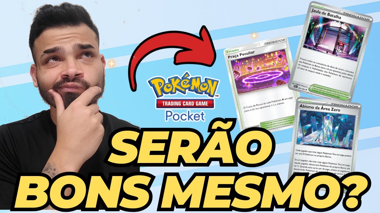 Entenda como os Estádios irão impactar o Pokémon TCG Pocket