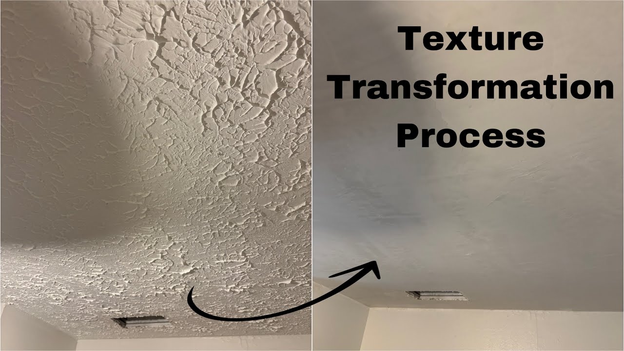 Full Process of Changing the Texture of This Ceiling - Tips and Tricks