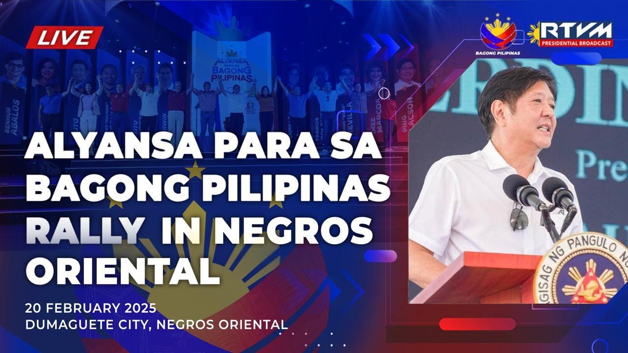 Alyansa Para sa Bagong Pilipinas Rally in Negros Oriental