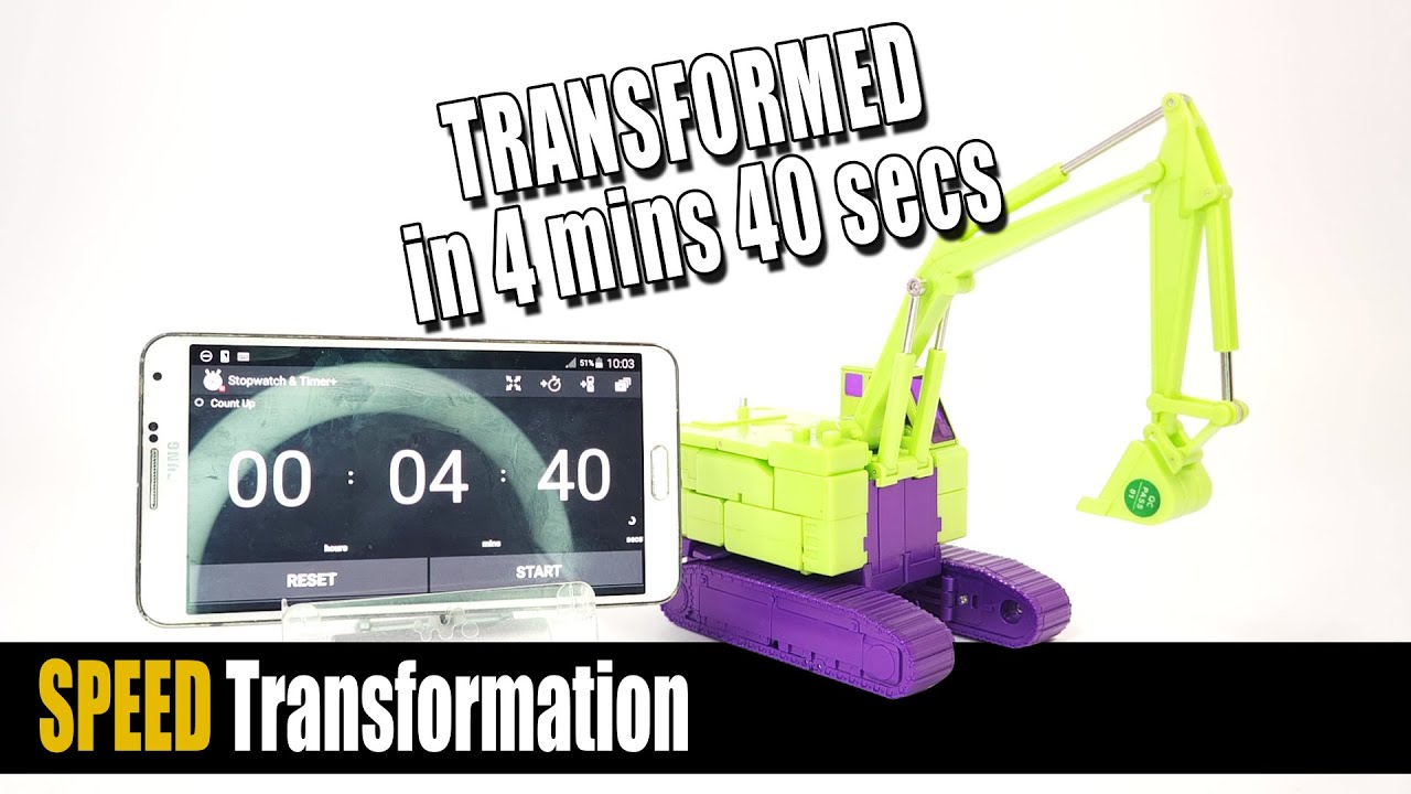 Speed Transformation X-Transbots MX-44 Gravedigger [Scavenger]: Rock FX Review