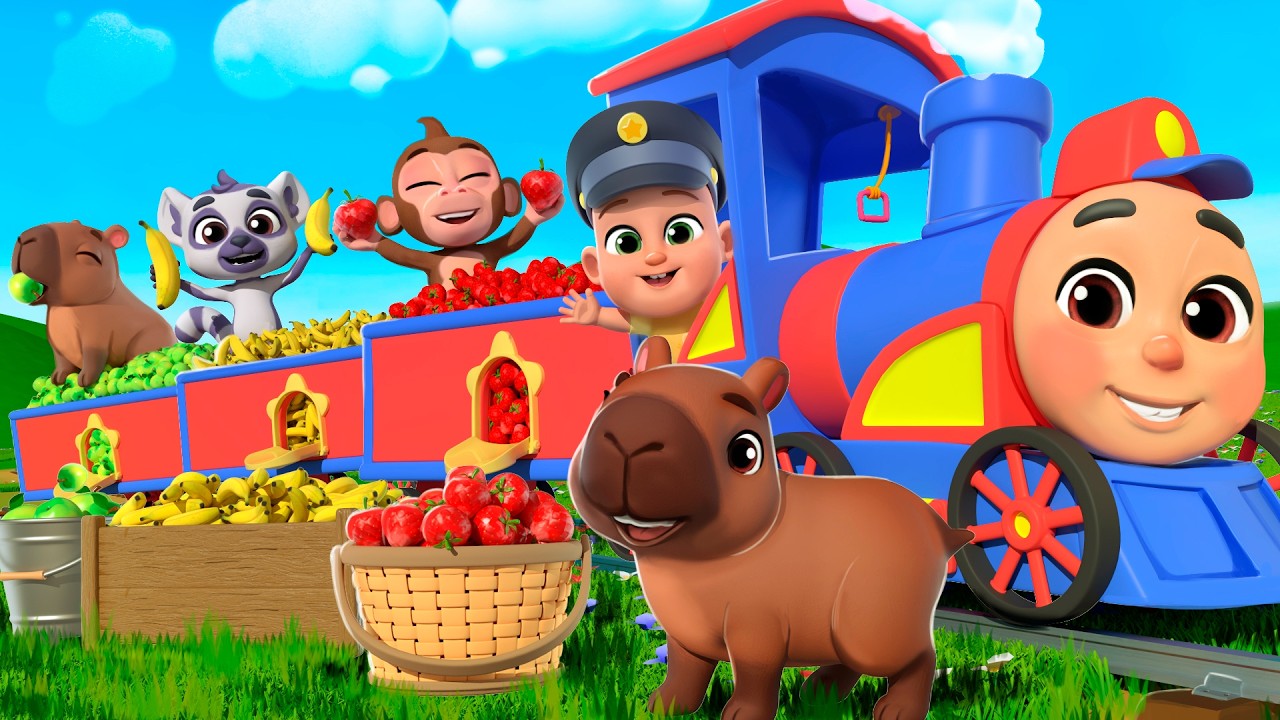 Choo Choo Train With Yummy Treats | Lalafun Nursery Rhymes