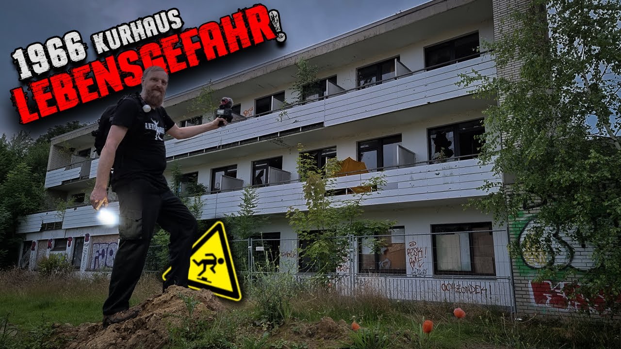 LEBENSGEFAHR IM VERLASSENEM KURHOTEL 😱 WAS WIR NOCH ALLES FINDEN, ERSCHRECKEND!