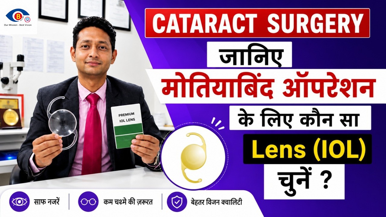 Which Lens (IOL) Is Best For Cataract Surgery? | जानिए मोतियाबिंद ऑपरेशन में कोण सा Lens चुनें ?