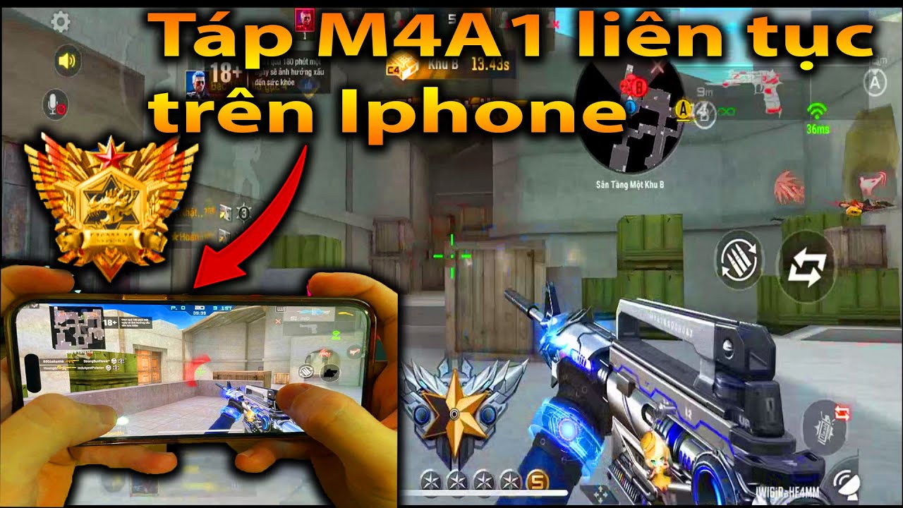 CF Legends : M4A1 Cách táp nhanh trên rank Truyền kỳ . Táp nhanh như táp NYC :)