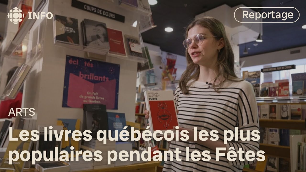 Les livres qui ont été les plus populaires en librairies pendant les fêtes