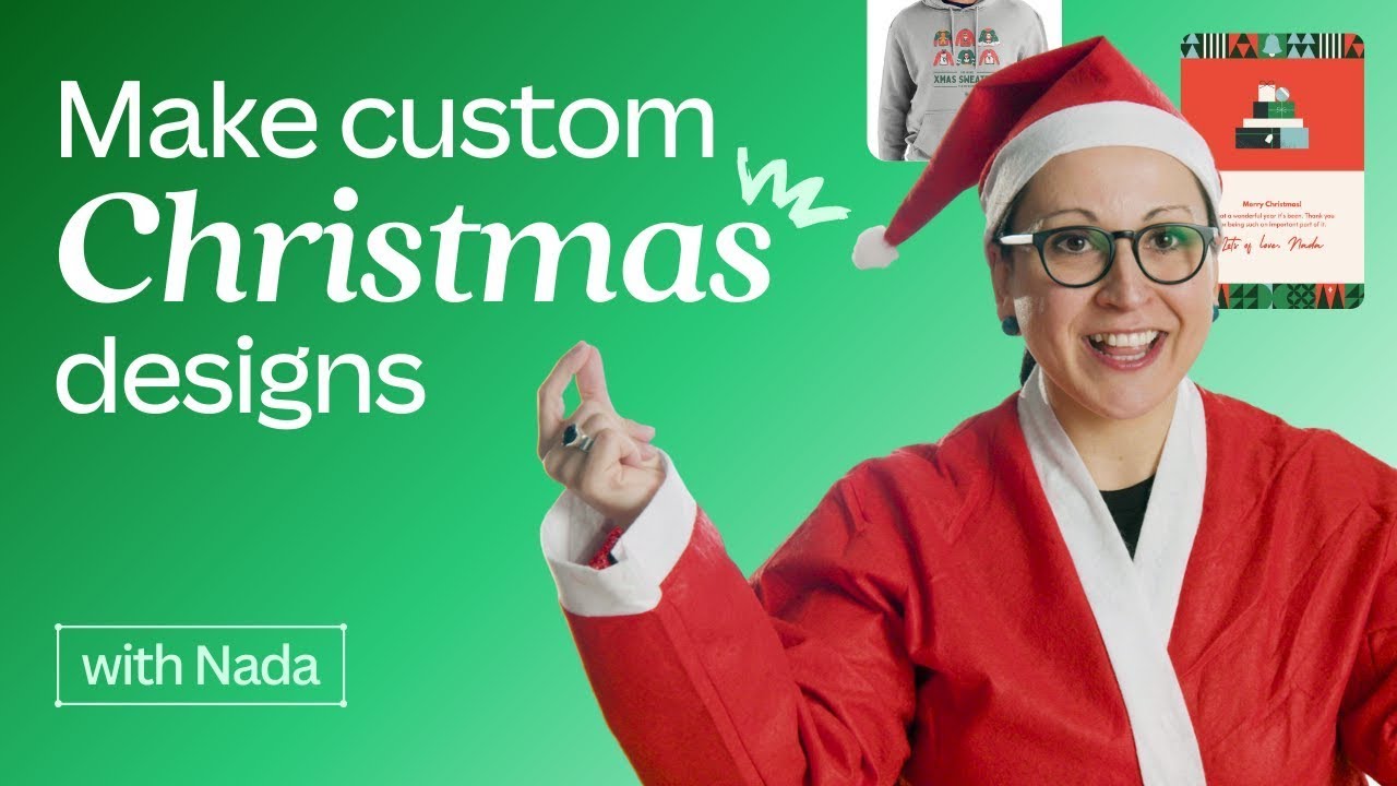 Make your own Christmas cards, gift tags, sweaters and calendars