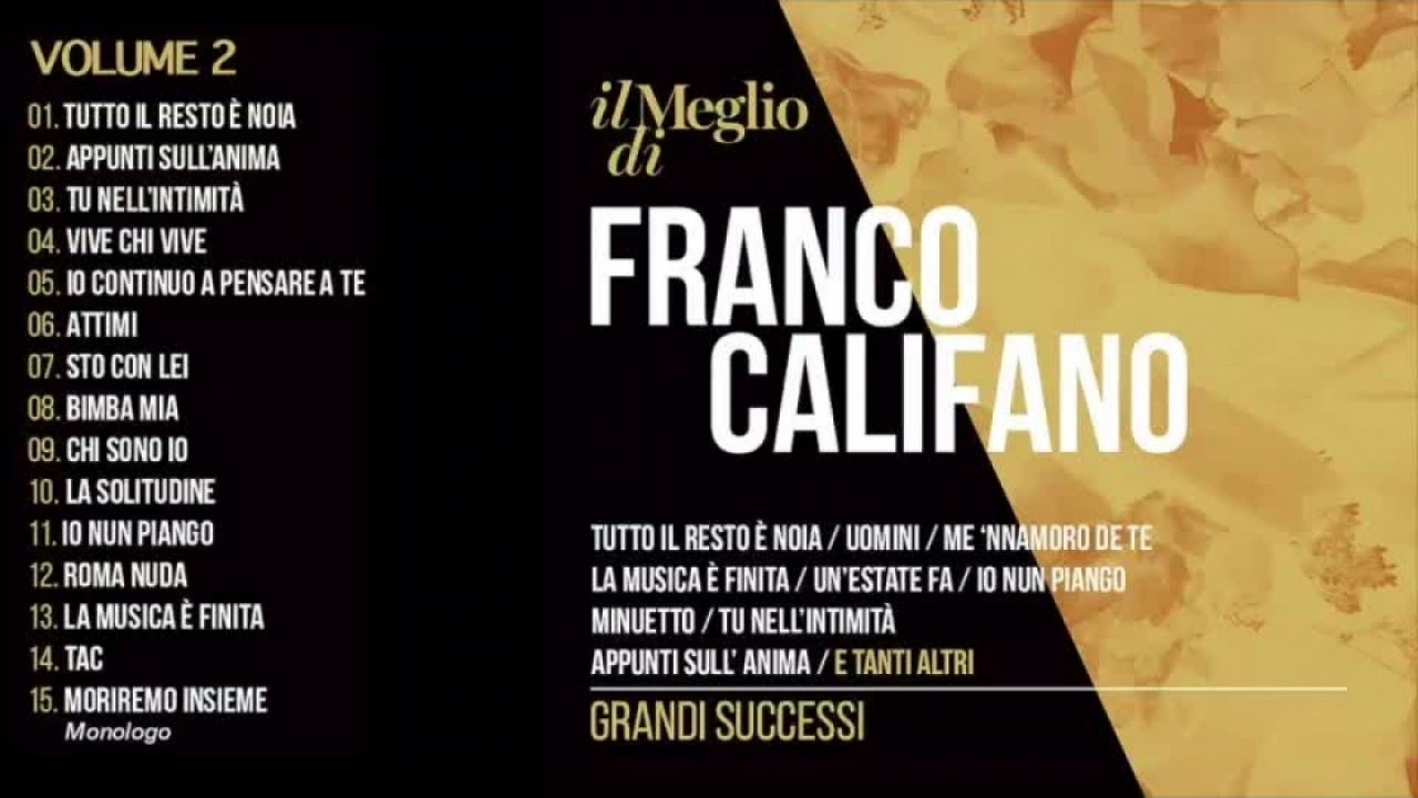Il meglio di Franco Califano vol. 2 - Grandi successi (Il meglio della musica Italiana)