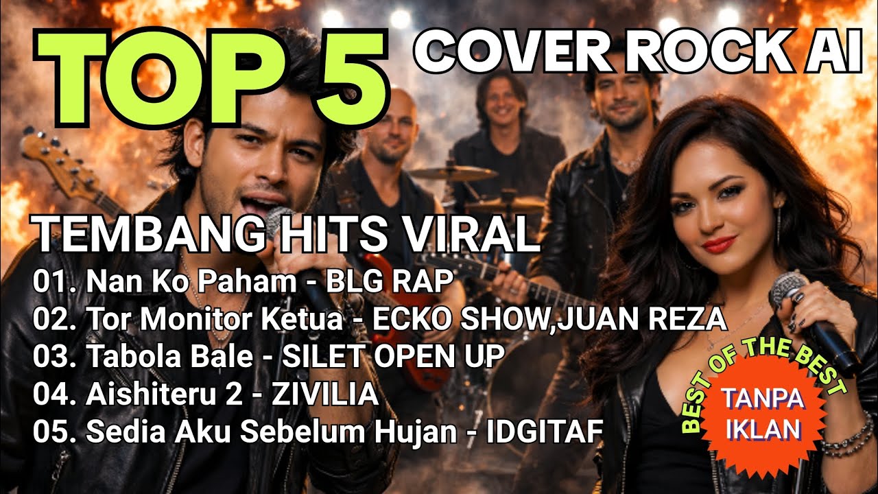 TOP 5 SPOTIFY MUSIC COVER ROCK 2026 | NAN KO PAHAM | TOR MONITOR KETUA | TABOLA BALE | AISHITERU 2 