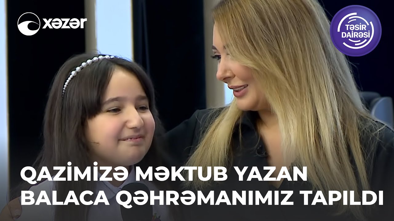 Qazimizə Məktub Yazan Balaca Qəhrəmanımız Tapıldı