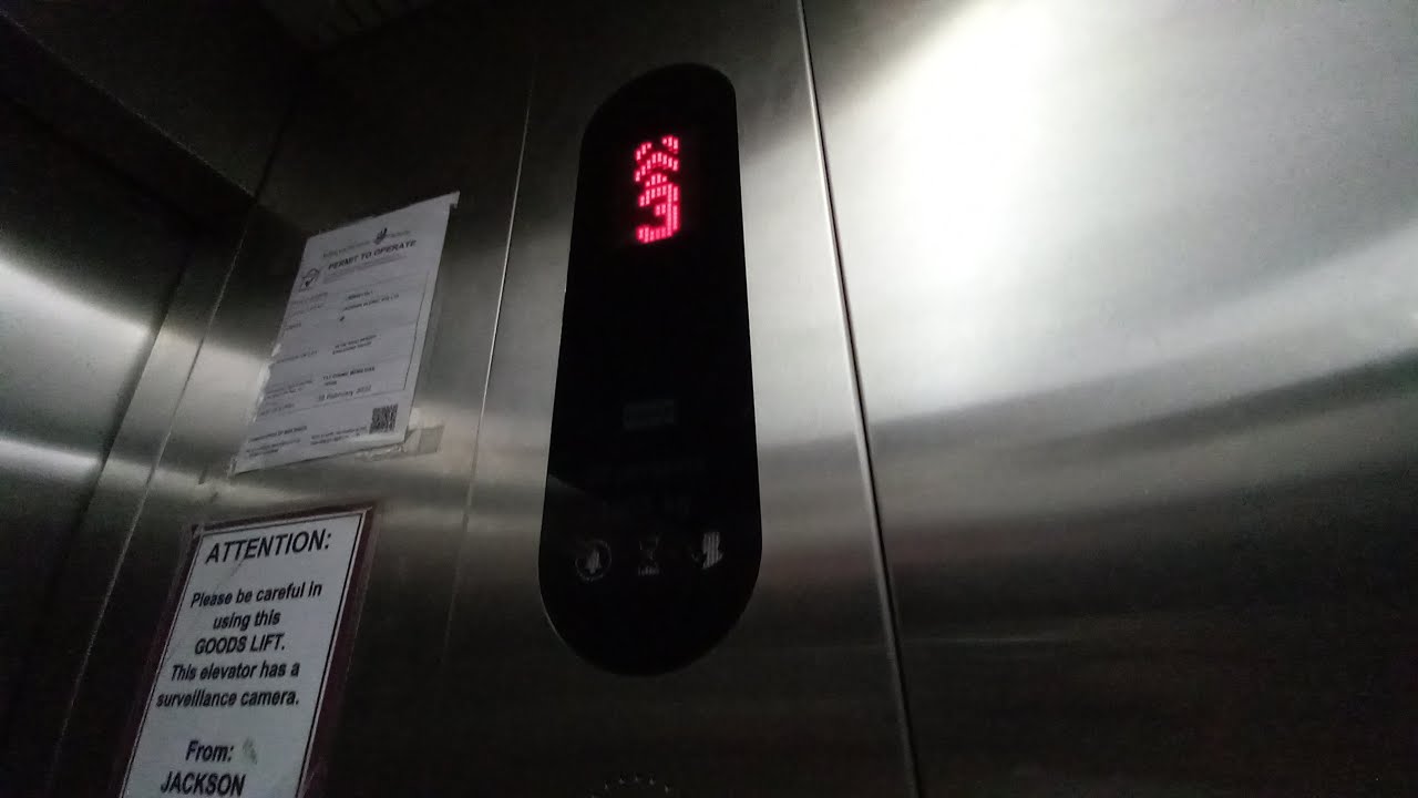 Kone KDS 50 MonoSpace Freight Elevator at Jackson Design Hub.