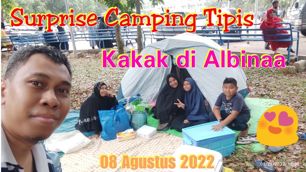 Surprise Camping Tipis di Pondok Kakak, Albinaa Putri Pabayuran